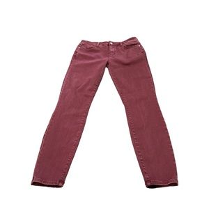 Wash Lab Mid-Rise Skinny Jeans Mauve Women’s Size‎ 29